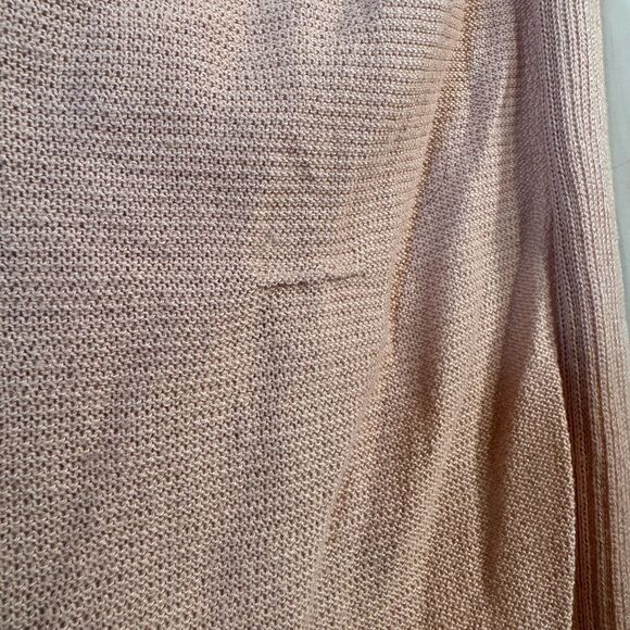 SALE! Pink Fever Mixed Media Long Sweater Size L EUC - Picture 5 of 6